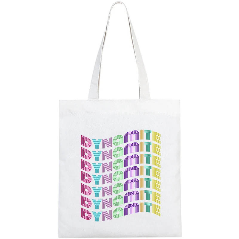 Bangtan Boys хозяйственная сумка bolsas de тела продуктовая шоппер Джутовая для покупок из