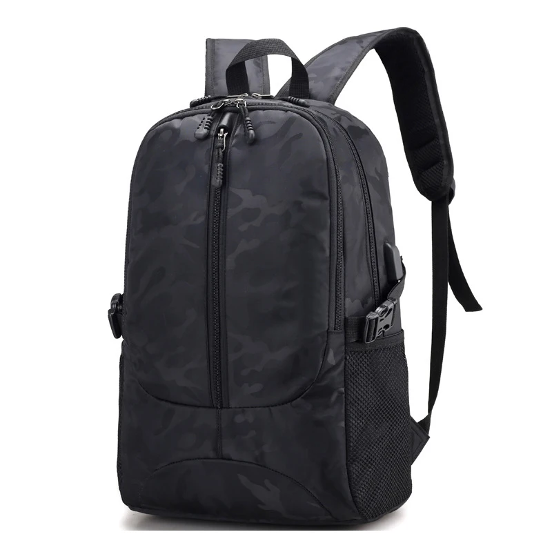 

Fashion Grey Camouflage print Men Backpack Large Male 15.6inch Laptop Backpack High School College Students School Bag Mochila