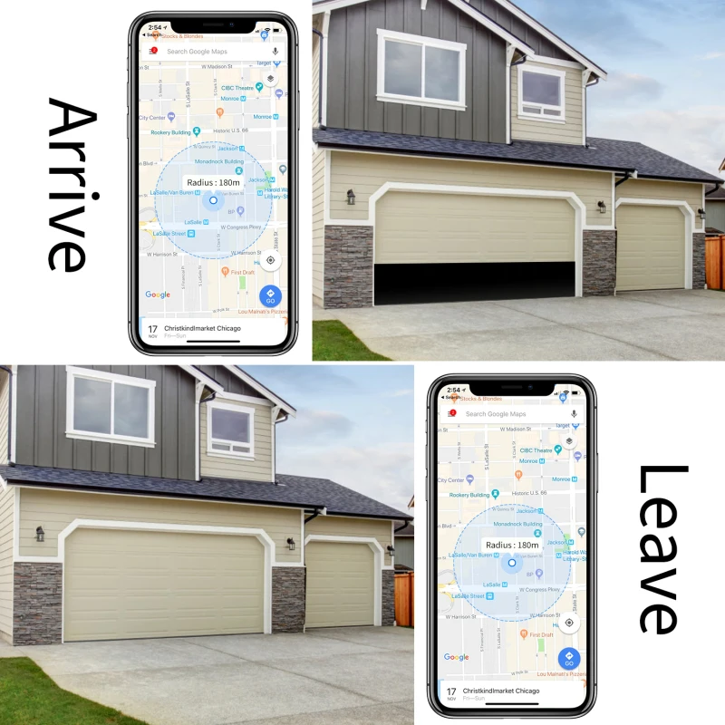 

Tuya Smart Life Garage Door Sensor Opener Controller WiFi Switch Amazon Alexa Echo Google Home DIY Smart Home App Alert No Hub