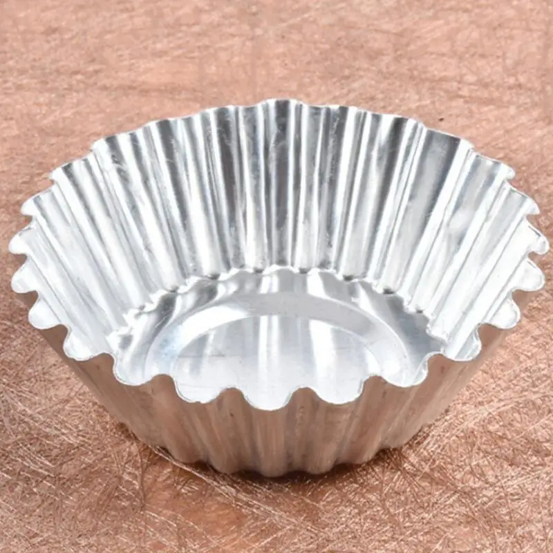 Preise 500 Teile/los Einweg Blume Stil Aluminium Folie Backen Kochen Formen Cupcake Muffin Tassen Ei Torte Form LX7930