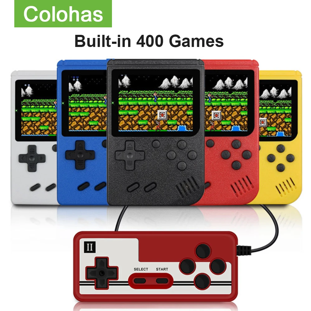 игровая приставка консоль тетрис игровые консоли 400 В 1 Ретро портативная мини