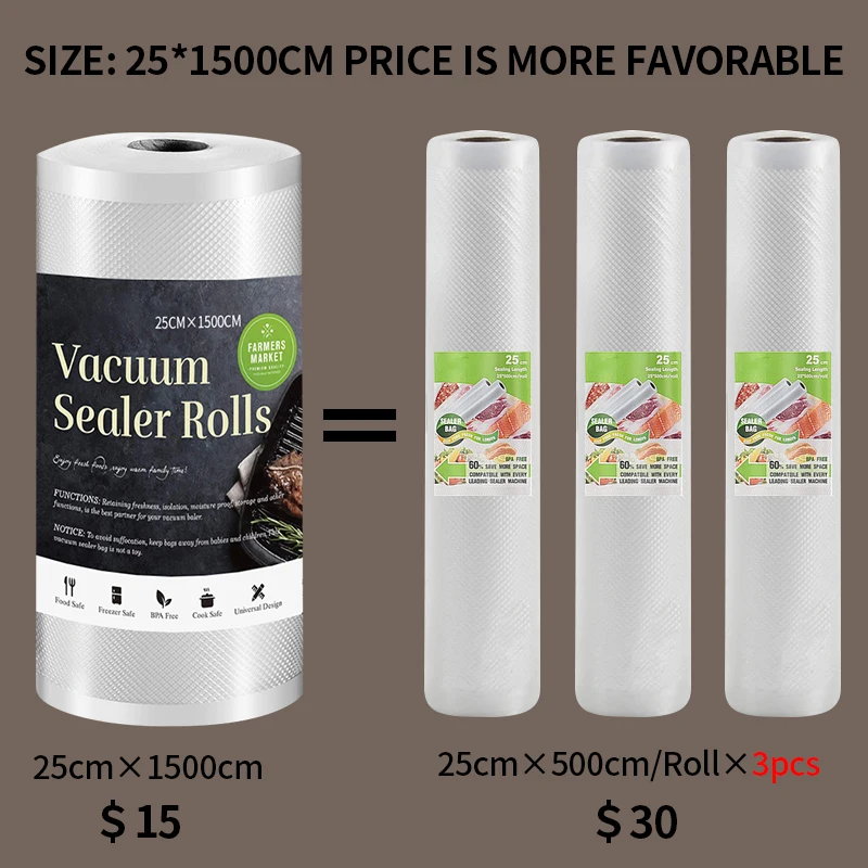 LIFE кухонный пищевой вакуумный пакет пакеты для хранения пищи вакуумного