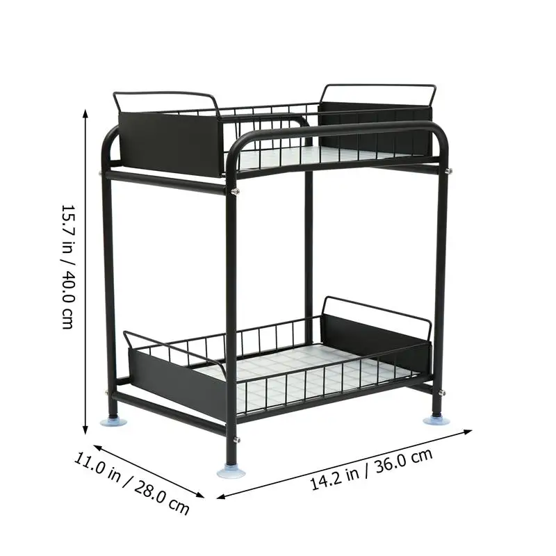

Kitchen Sink Storage Rack Countertop Storage Rack Drawer-type Storage Drain Basket Home Dish Drainer Washing Sink Drying Rack