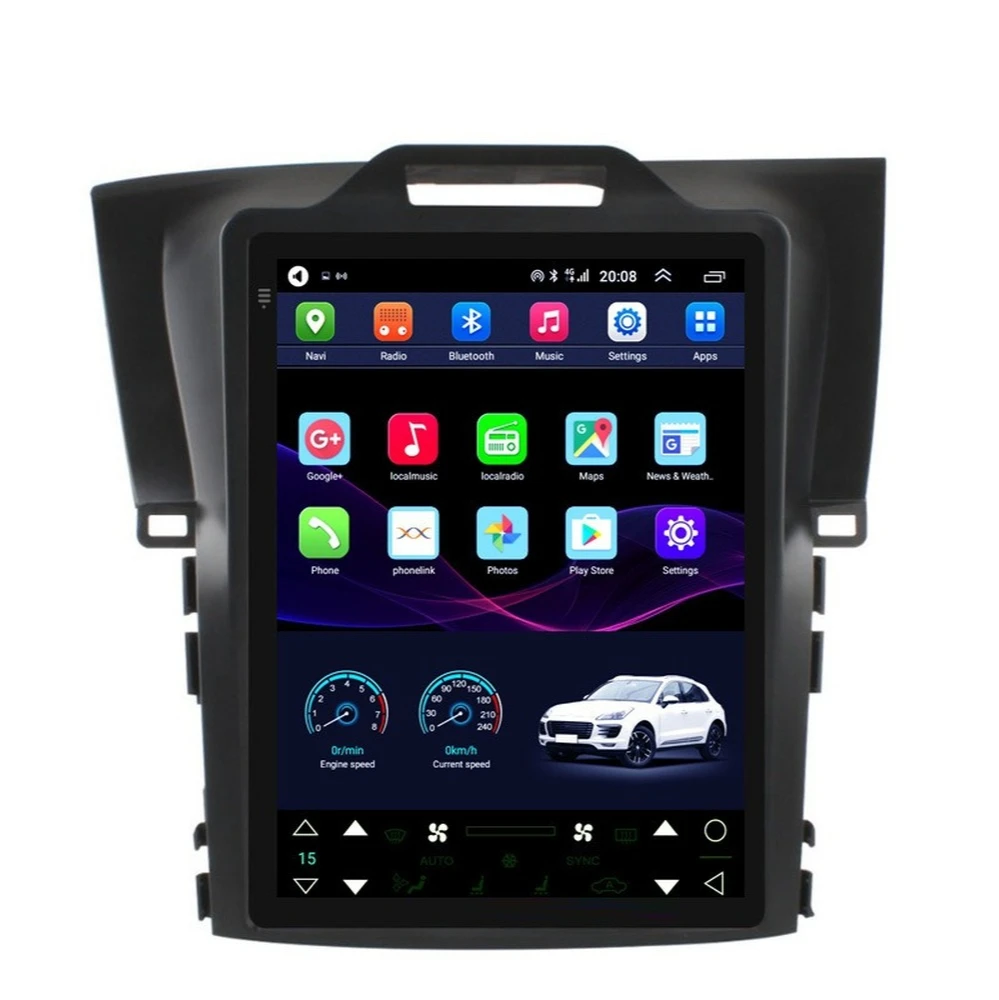 Автомобильный GPS-навигатор в стиле Tesla для HONDA CRV 2012-2016 автомобильное радио стерео