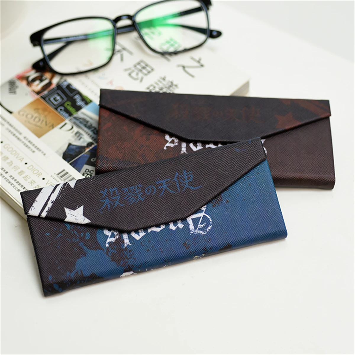 Japanese Style Cartoon Anime Angels of Death Rachel Gardner Glasses Eyewear Case Cover Portable Protector Pencil Bags