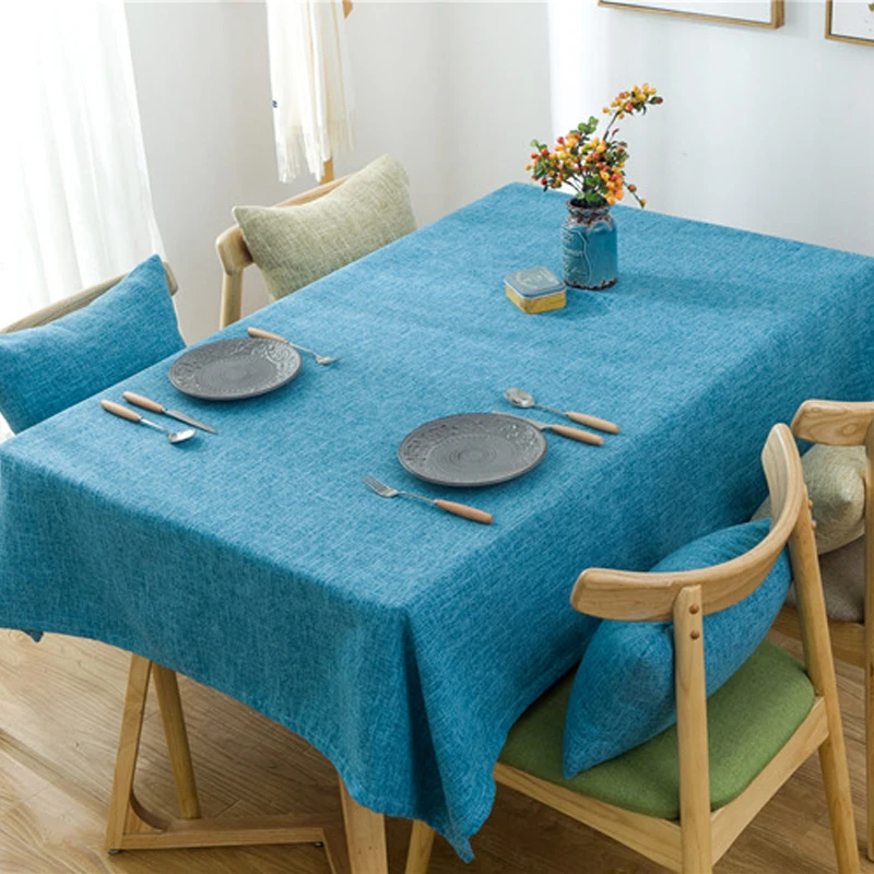 Скатерть льняная прямоугольная для дома скатерть из ткани украшение свадебного