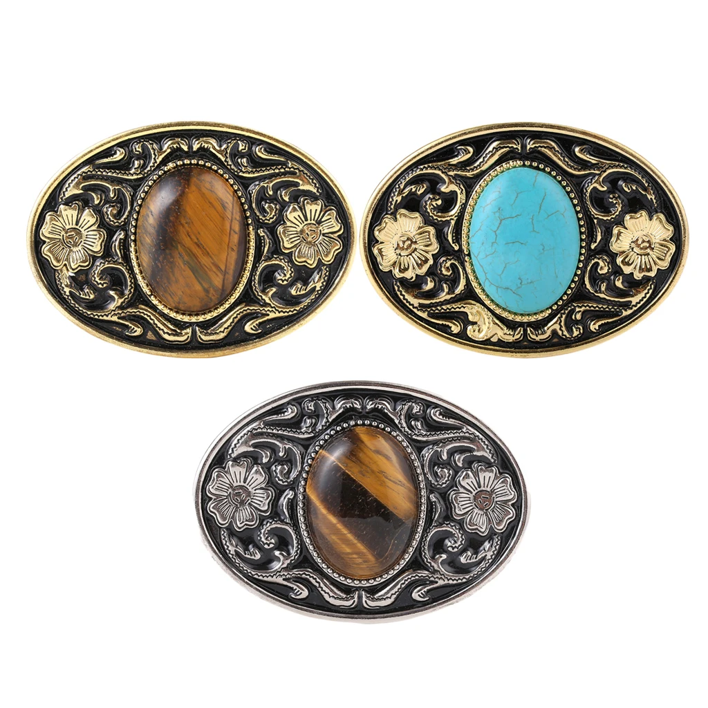 Бирюзовая пряжка для ремня американский ковбойский ремень замены Мужская мужчин