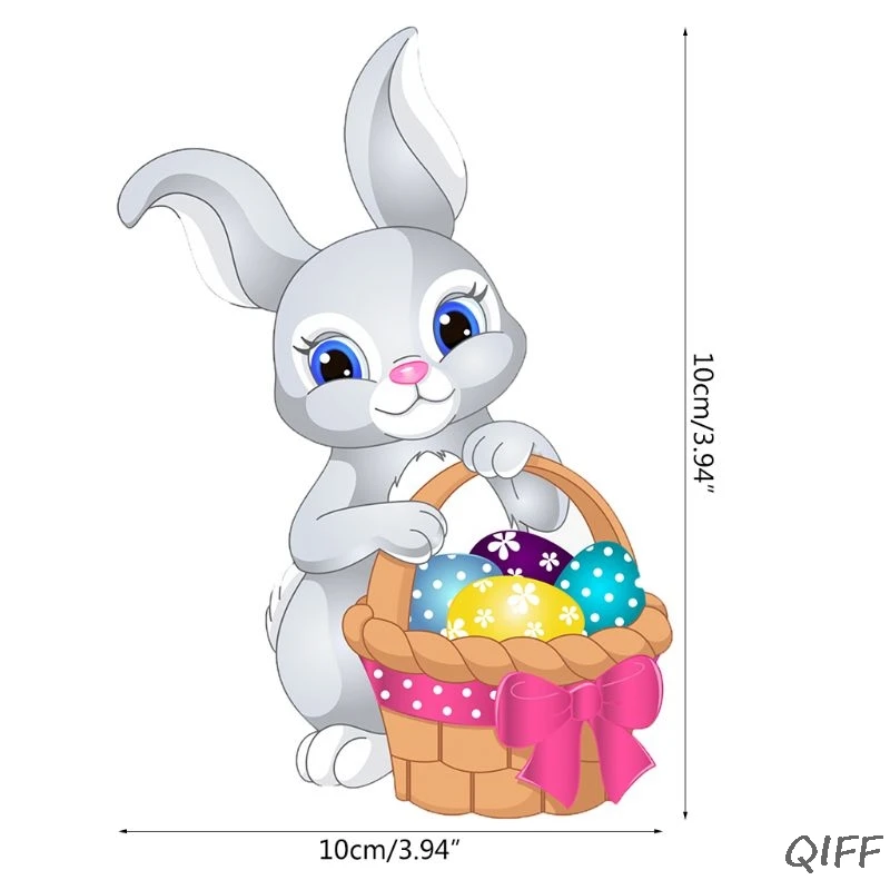 Пасхальный кролик корзина металлические режущие штампы Трафаретный Скрапбукинг