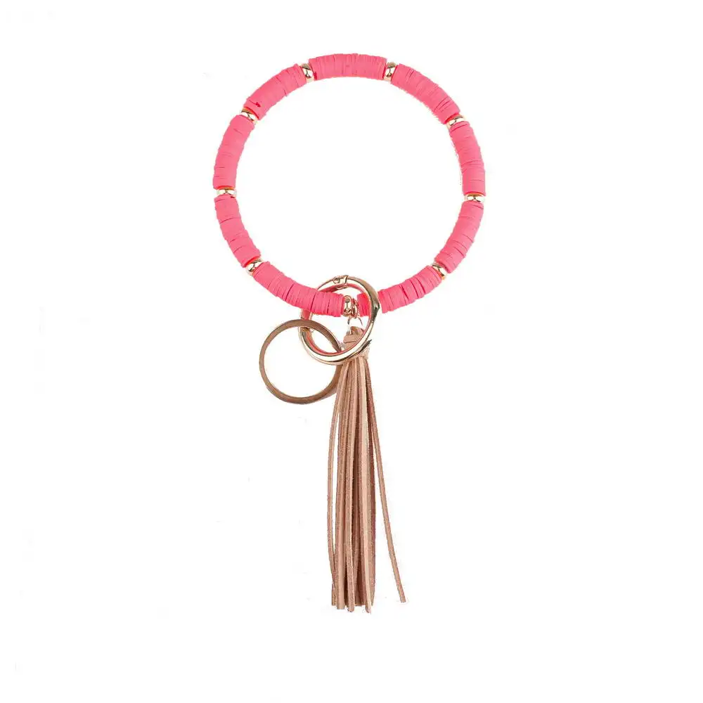 Бусины ZWPON Boho Heishi из полимерной глины круглые брелоки бархатные браслеты с