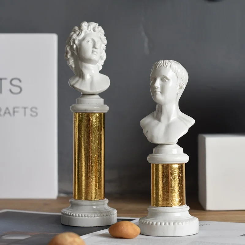 Современная римская фигура грудь Статуэтка Статуя колонна Художественная