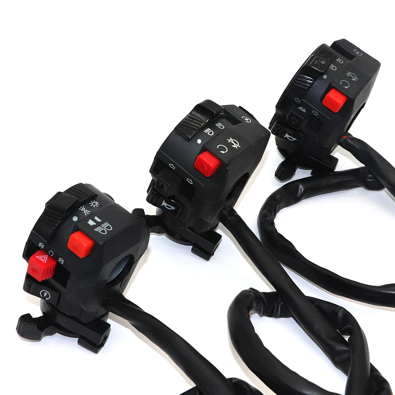 

Сигнальный сигнал для мотоцикла, электрический стартер, поворотный сигнал, переключатель с 5 режимами работы и рычагом заслонки для 110 125 150cc ...