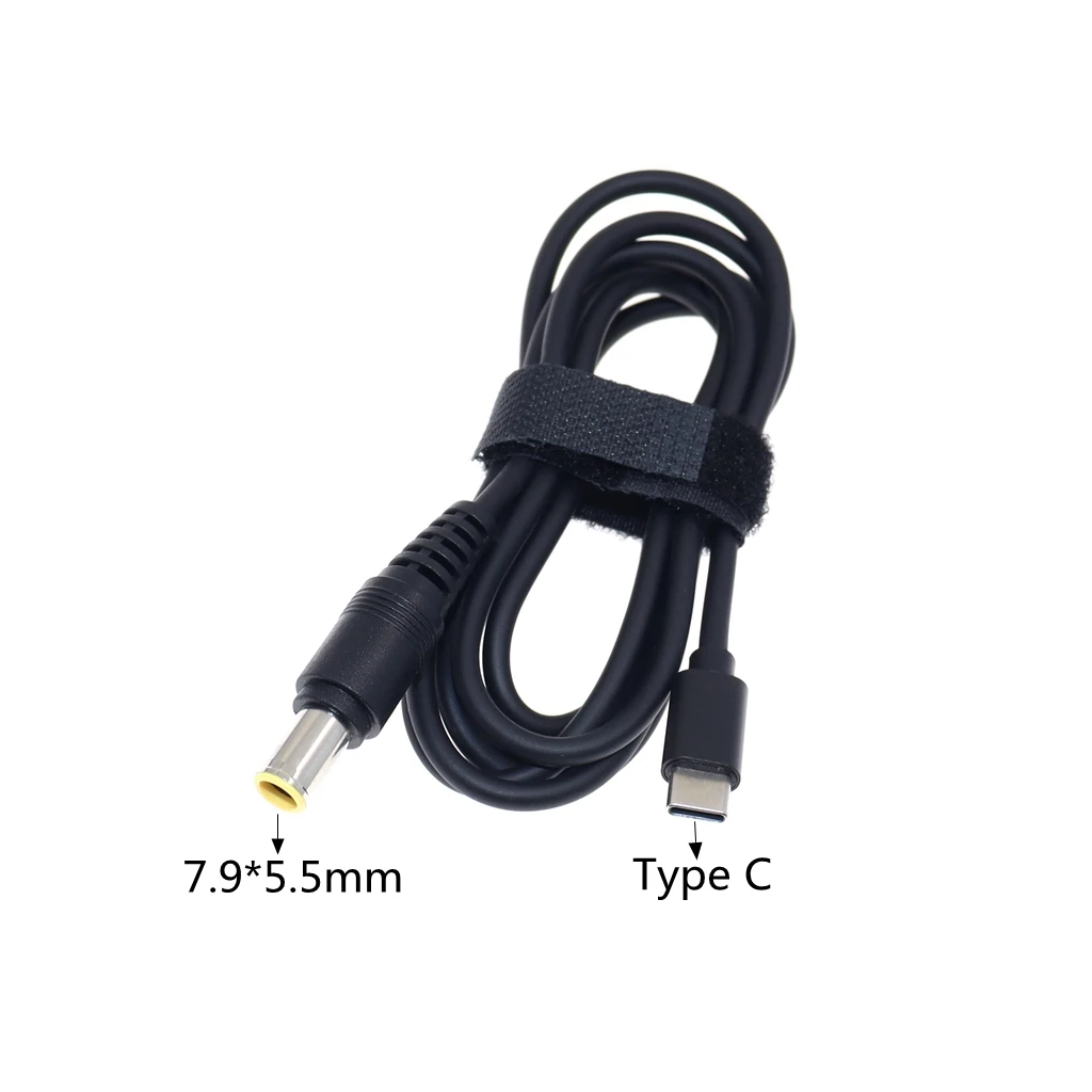 USB Type C к 7 9*5 5 мм Штекерный конвертер адаптер питания зарядный кабель шнур для Lenovo