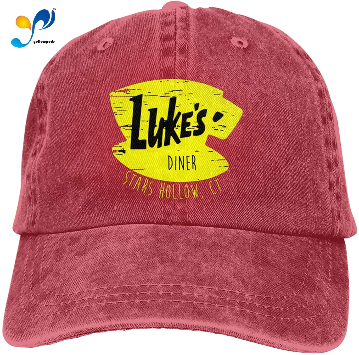 

Denim Cap Gilmore Girls Luke's Diner Logo Classic Mens Sport Washed Baseball Cap Golf Dad Hat