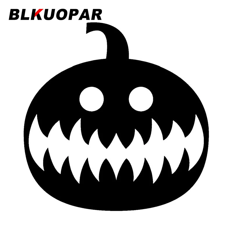 

BLKUOPAR Halloween Pumpkin Silhouette Car Stickers Anime Fashionable Decals Occlusion Scratch Sunscreen Helmet Skateboard Decor