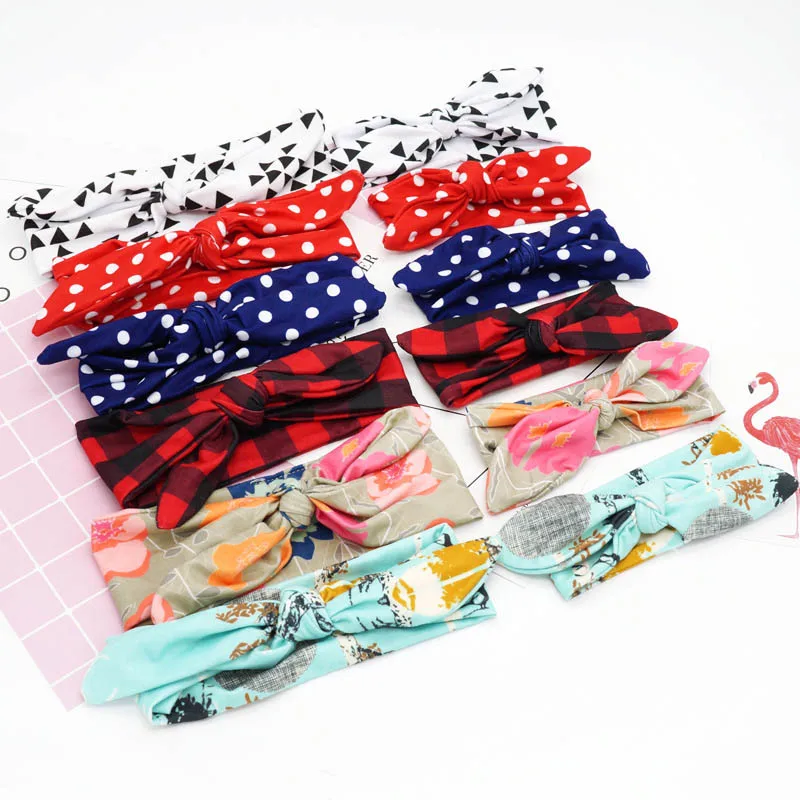 2 шт./компл. мамы одежда для и ребенка украшение детей повязка на голову малышей с