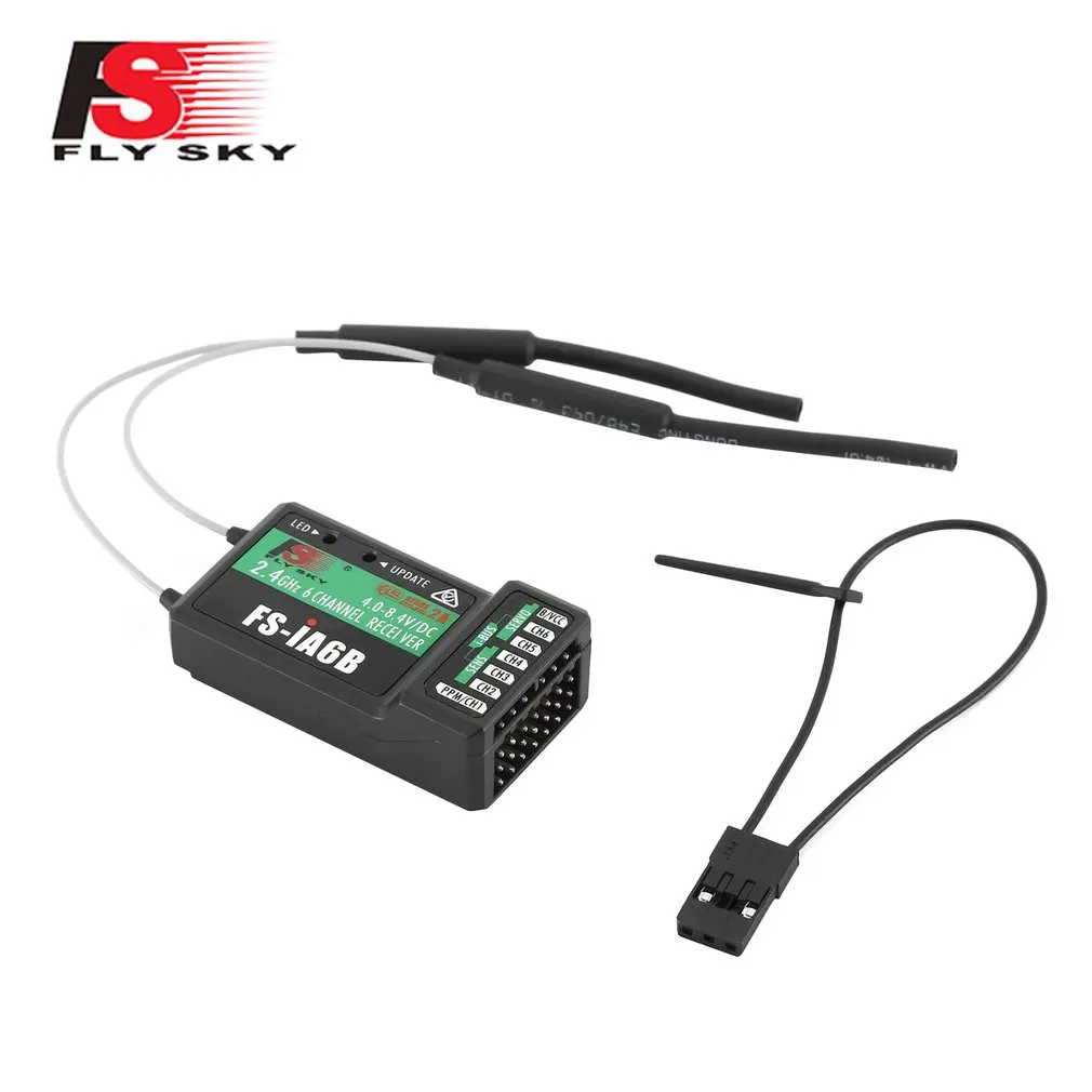 

FlySky FS-iA6B 6ch Receiver PPM Output I.bus Data Port For Flysky I4 I6 I10 Transmitter Fine Workmanship