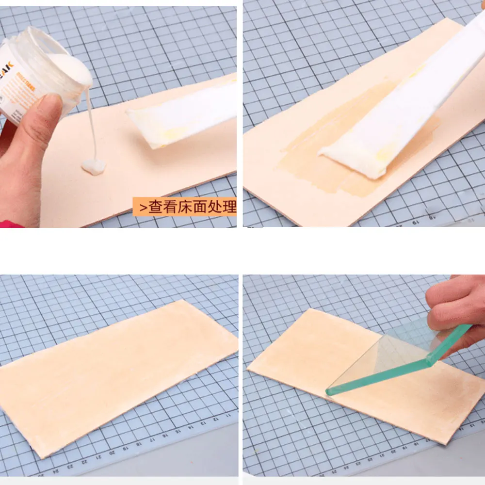 JuneTree DIY кожаные ремесла кожевенное ремесло стеклянные слайки для полировки кожи