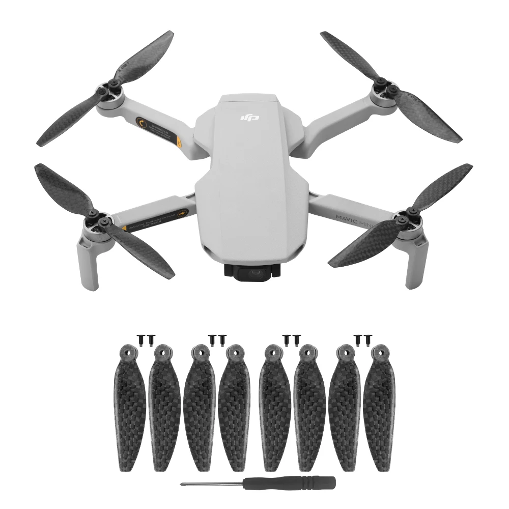 Пропеллер из углеродного волокна для DJI Mavic Mini быстросъемные лопасти запасные