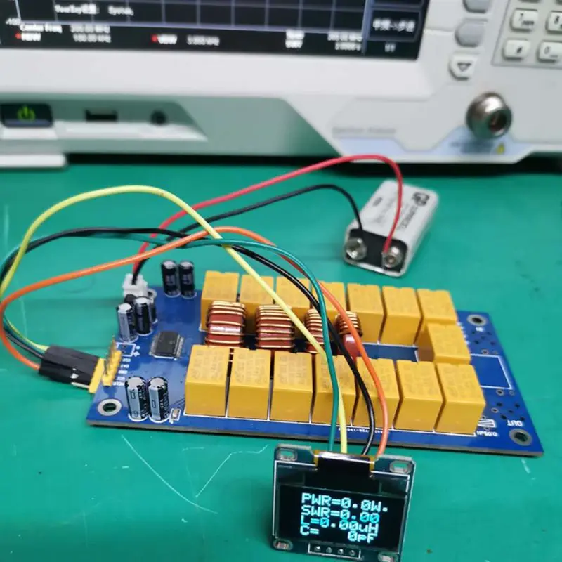 

2021 New 100W OLED ATU100 automatic antenna tuner DIY KITS 1.8-50 MHz 0.96 inch