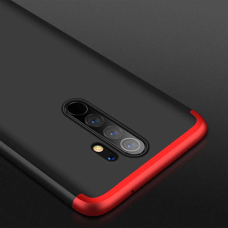 Чехол из ПК с полной защитой для Xiaomi Redmi Note 8 Pro чехлы телефонов 3 в 1 матовый жесткий