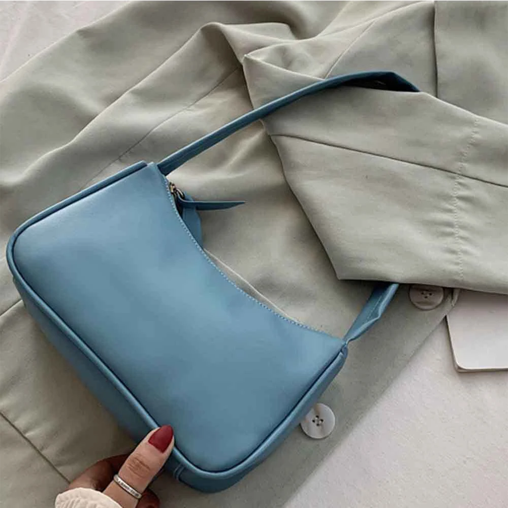 

Handbags for Women PU Leather Large Capacity Shoulder Totes Underarm Bags Female Handbag with Top Handle Fashion Trending Color