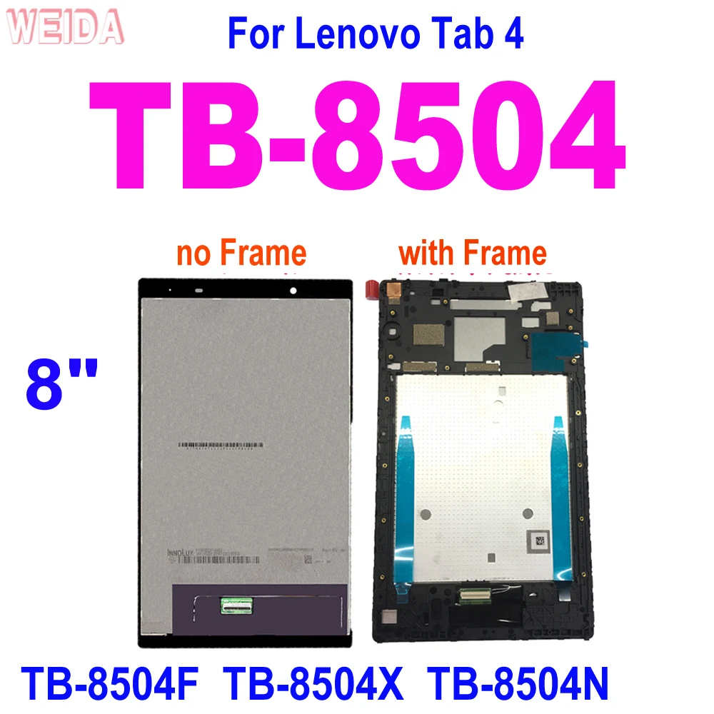 8 "новый ЖК-дисплей для Lenovo Tab 4 8504 TB-8504 с цифровым преобразователем сенсорного