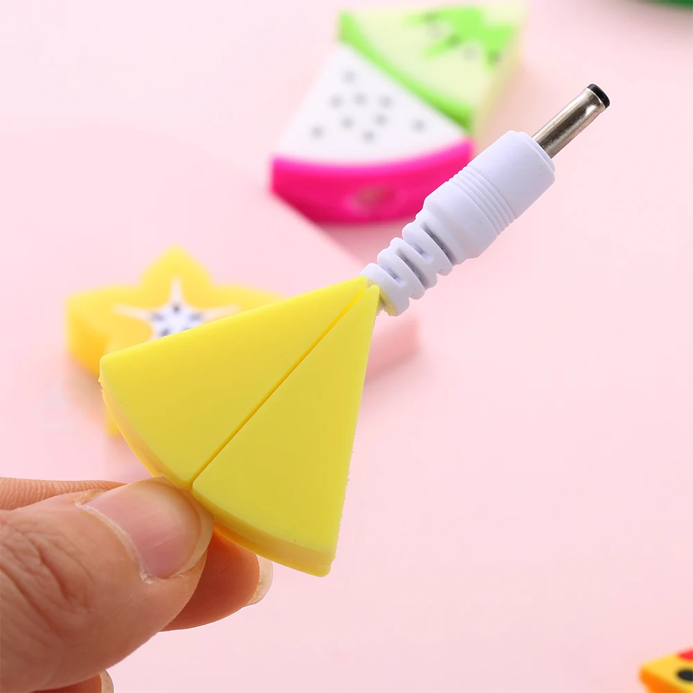 1PC New Cute Cartoon Fruit Cable Bite Phone Charger Protector Cord Data Line Cover Lovely Cell Phone Earphone Wire Accessories