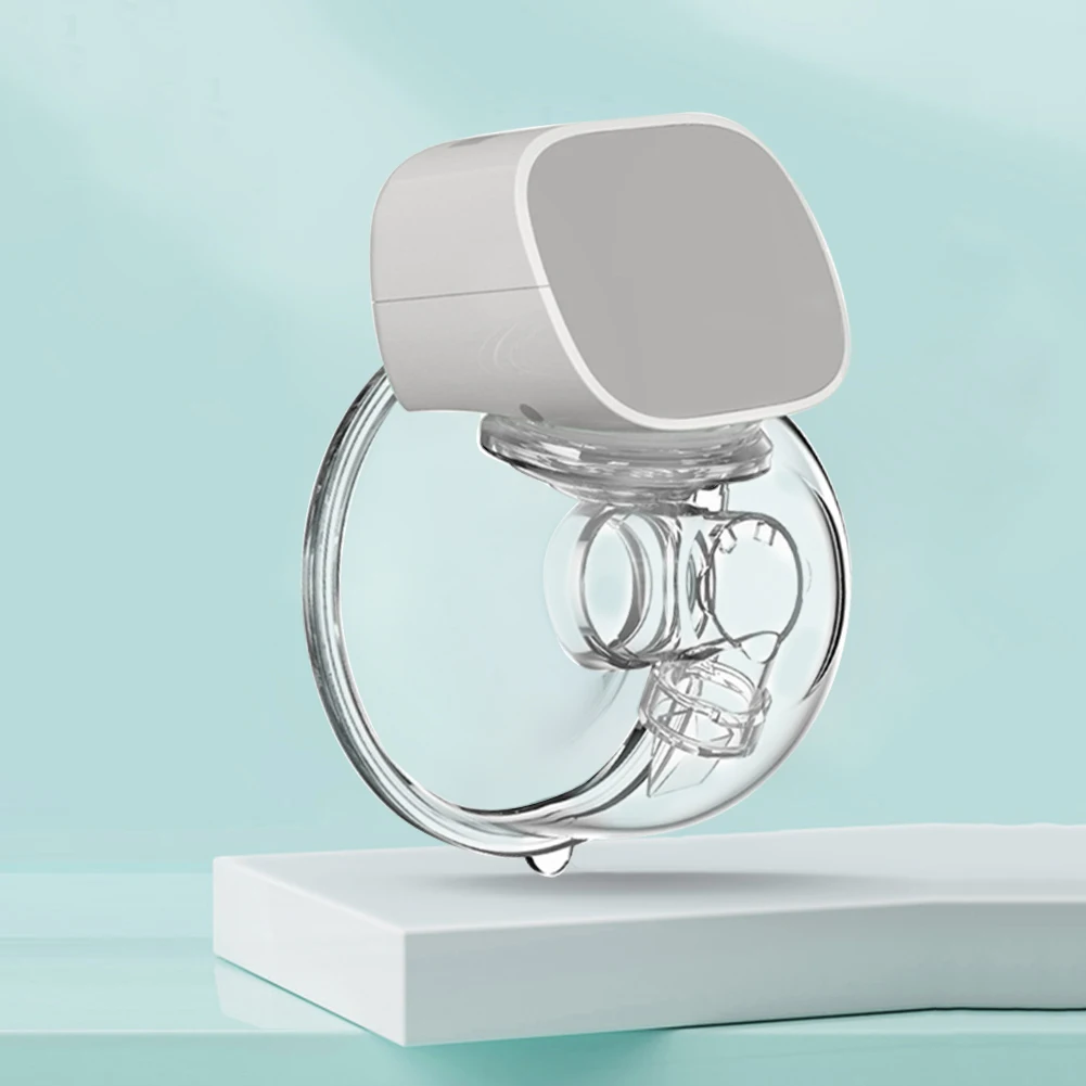 Extractor de leche el&eacute;ctrico port&aacute;til, dispositivo inteligente recargable por USB, silencioso, manos libres, autom&aacute;tico-3