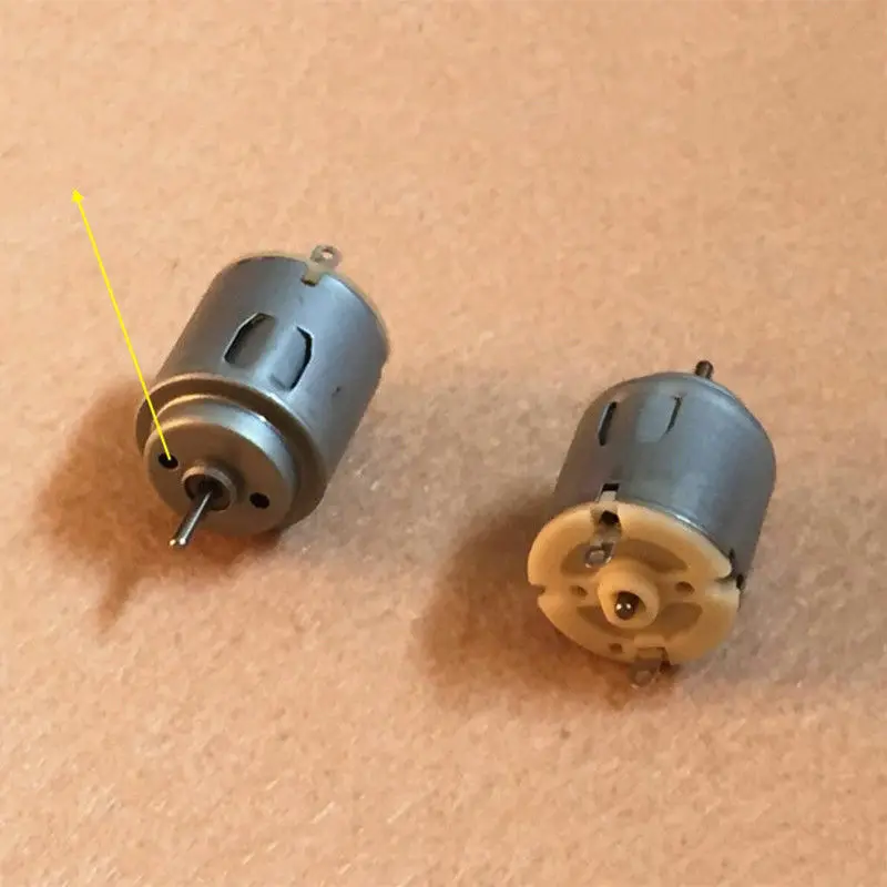 DC1.5V ~ 3V 11000 об/мин высокого Скорость круглая 21 мм Мини RE-140RA двигатель 2 вал DIY RC