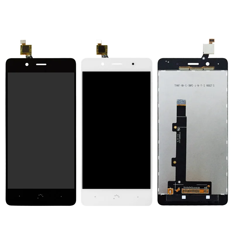 ЖК-дисплей и сенсорный экран в сборе с рамкой для BQ Aquaris X5 Plus + Бесплатные
