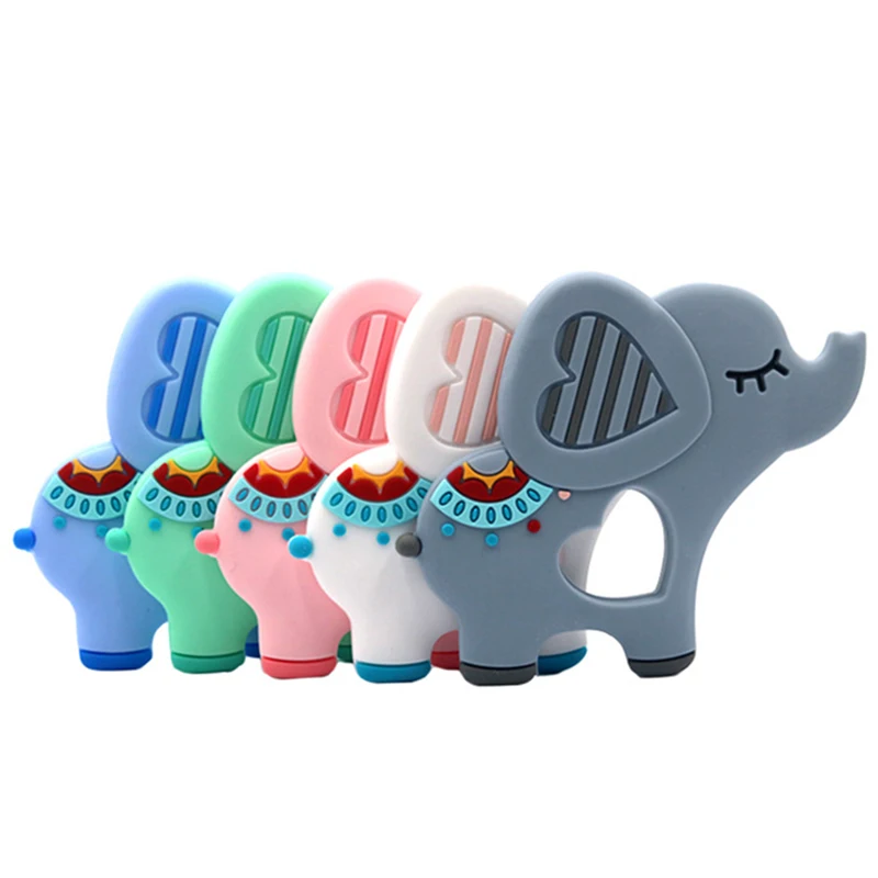 Искусственное животное слон детское кольцо сделай сам колье Прорезыватель для