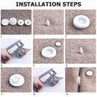 Пластиковая оснастка, Стандартная Алюминиевая ручная застежка, пластиковая смола, пресс-гвоздик, щипцы сделай сам, инструменты для домашнего портного, для шитья одежды, сделай сам