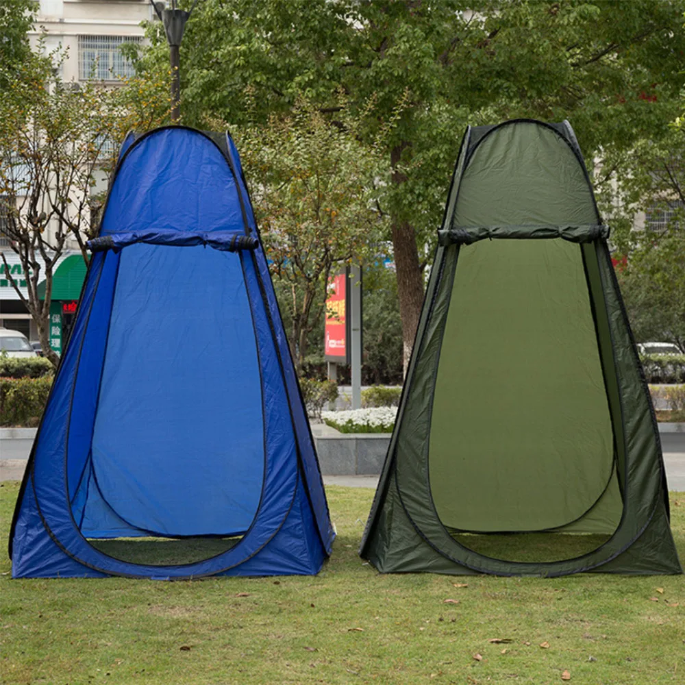 Портативная палатка для туалета душа кемпинга быстрооткрывающаяся камуфляжная