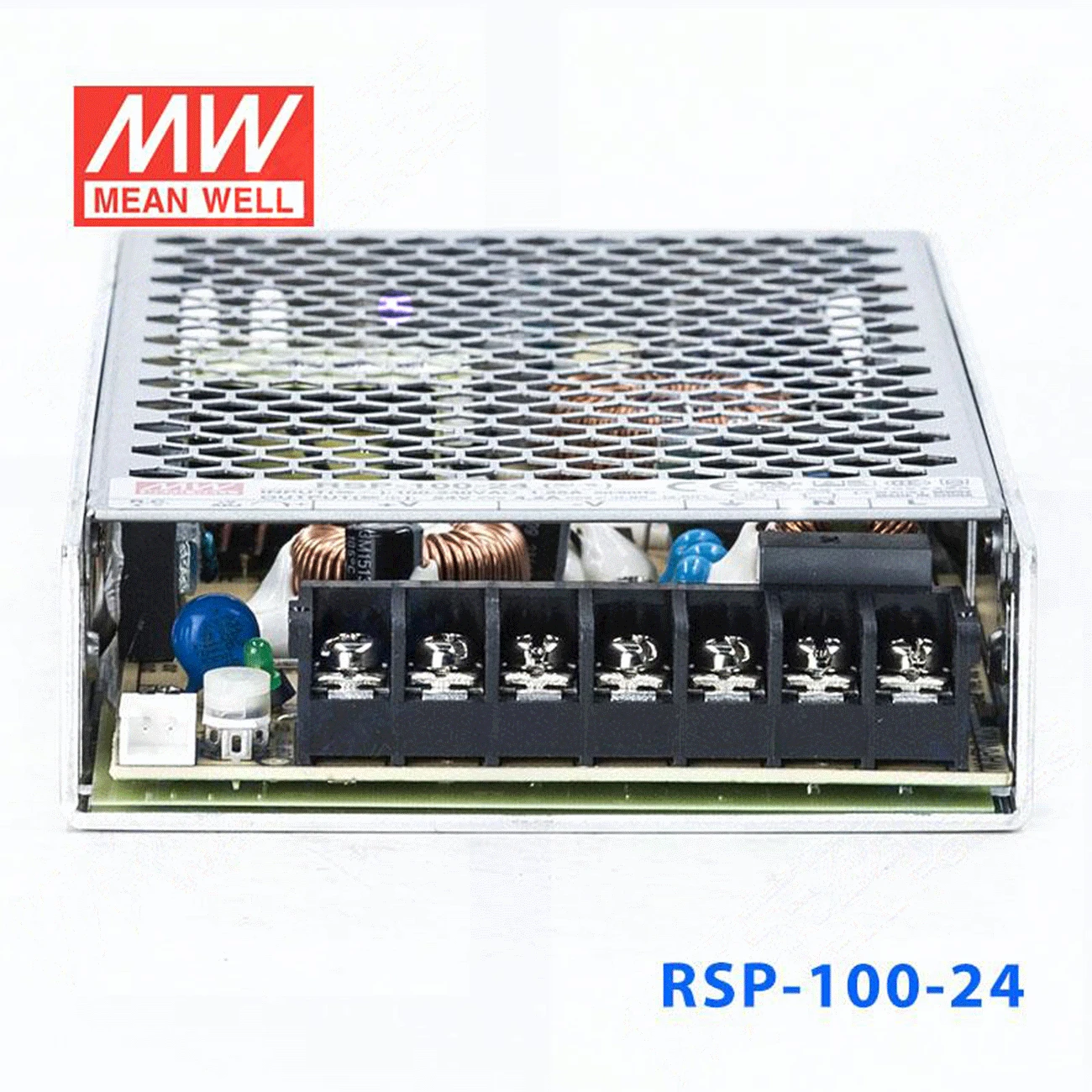 Meanwell RSP-100-24 24 В 4.2A meanwell RSP-100 100 8 Вт Один выход с PFC Функция питания | Обустройство