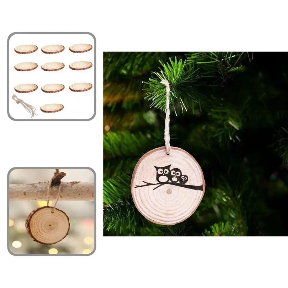 

Круглые износостойкие деревянные ломтики 10 шт. для детей