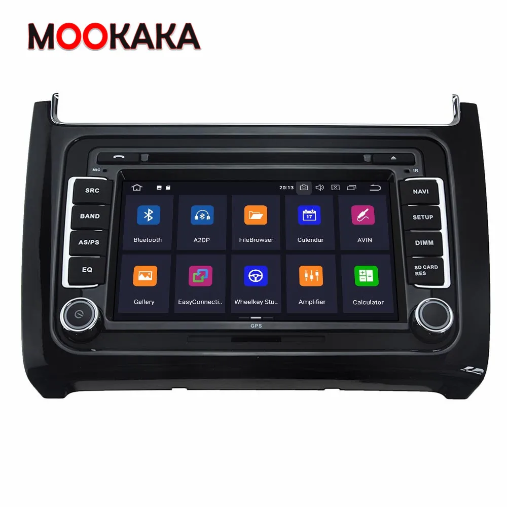 Автомобильный радиоприемник Carplay Android 10 0 4 + 64 ГБ для Volkswagen Polo 2015 2016 2017 сенсорный