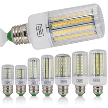 LED Corn Light Bulbs E27 Screw Base SMD 5730 7W 12W - 30W 45W Ultra Bright Home Chandelier Table Lamp 30 42 - 136 165LEDs 220V