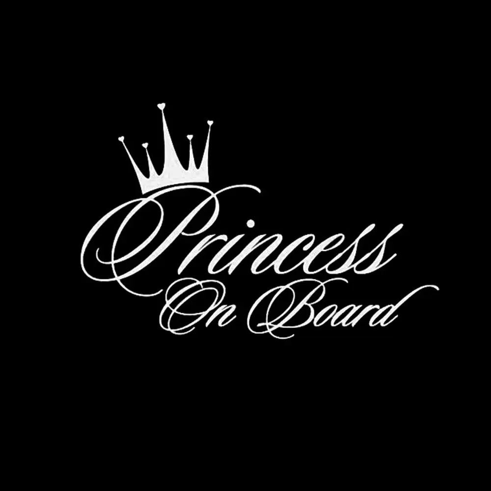 

Car Sticker Princess Baby 3D Waterproof Reflective Block Scratch Body Sticker Suitable for Body Car Door PVC, 10.9cm*16.5cm