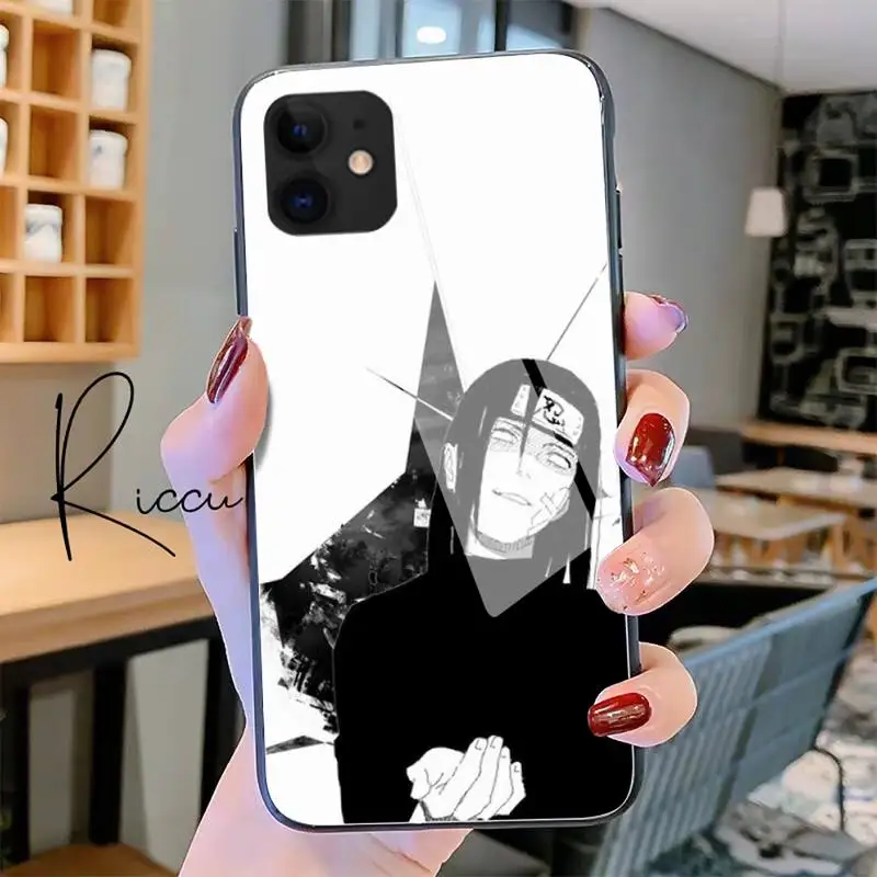 

Naruto Anime Hyuga Neji Phone Case Tempered Glass For IPhone 11 Pro XR XS MAX 8 X 7 6S 6 Plus SE 2020 12 Pro Max Mini Case
