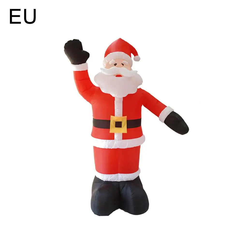 Рождественские надувные узоры с Санта Клаусом украшение для сада костюма