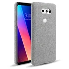 Тканевый чехол для LG V30 V30S, тонкий тканевый жесткий чехол в стиле ретро для LG V30 H930, H931, H932, H933 V30S V30 s US998R, чехол