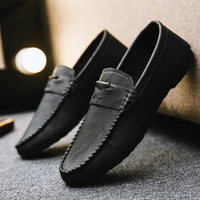wotte men casual shoes fashion men shoes pu leather mens loafers shoes moccasins slip on mens flats male driving shoes