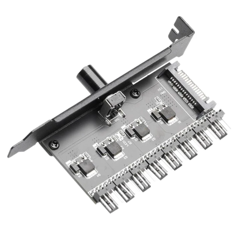 

4D Fan Speed Controller Single Control IDE Interface HUB Computer Temperature Control Heat Dissipation Switch Control