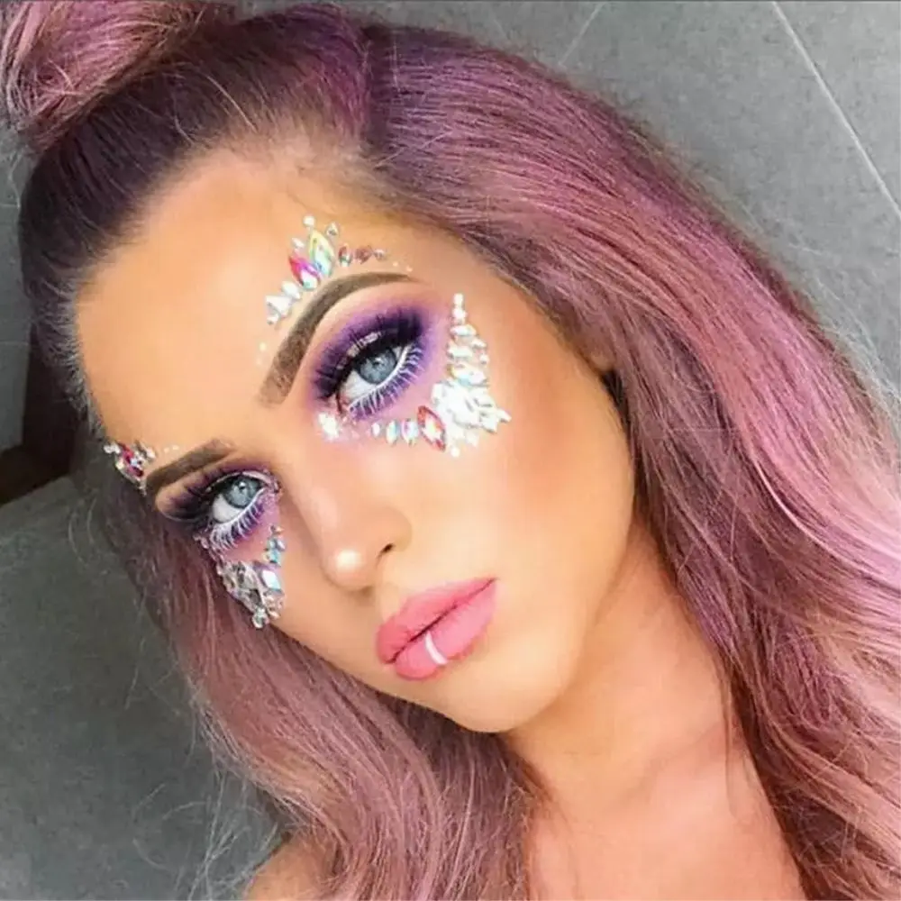 Клейкая поверхность для бровей акриловая смола сверло бриллиантовое лицо раньше