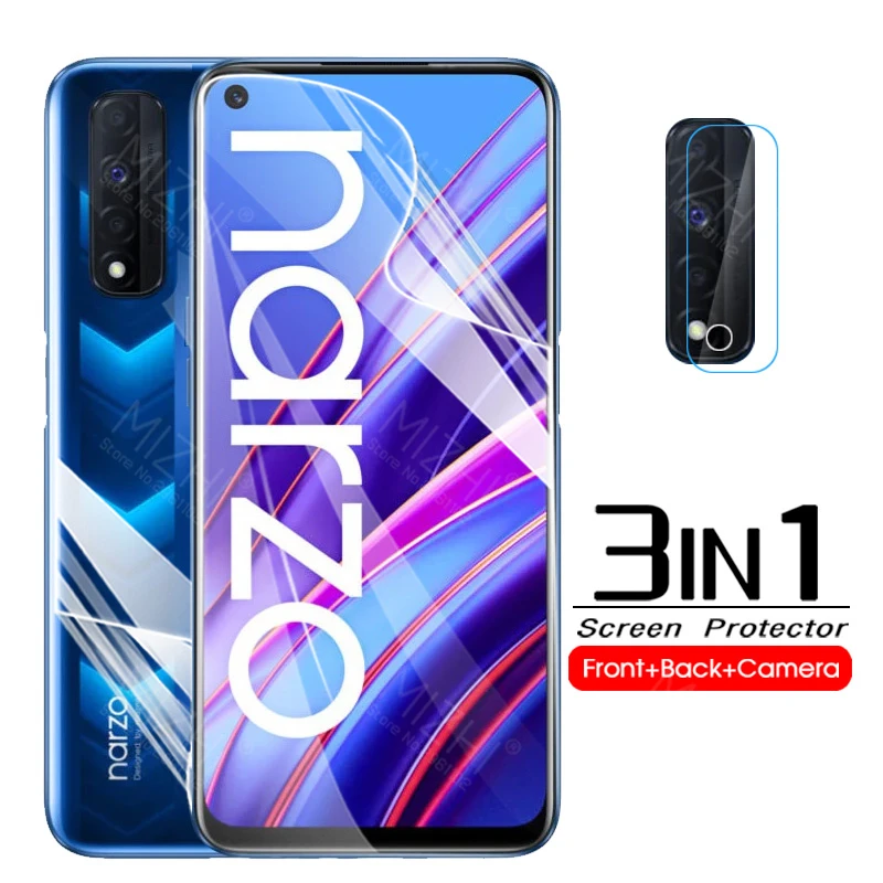

Гидрогелевая пленка для OPPO Realme Narzo 30 4G 2021, защитная пленка, стекло для объектива камеры Realme Narzo30, мягкие водостойкие защитные пленки