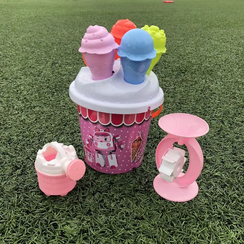 Детские пляжные игрушки из песка модели мороженого набор ведра игровые наборы