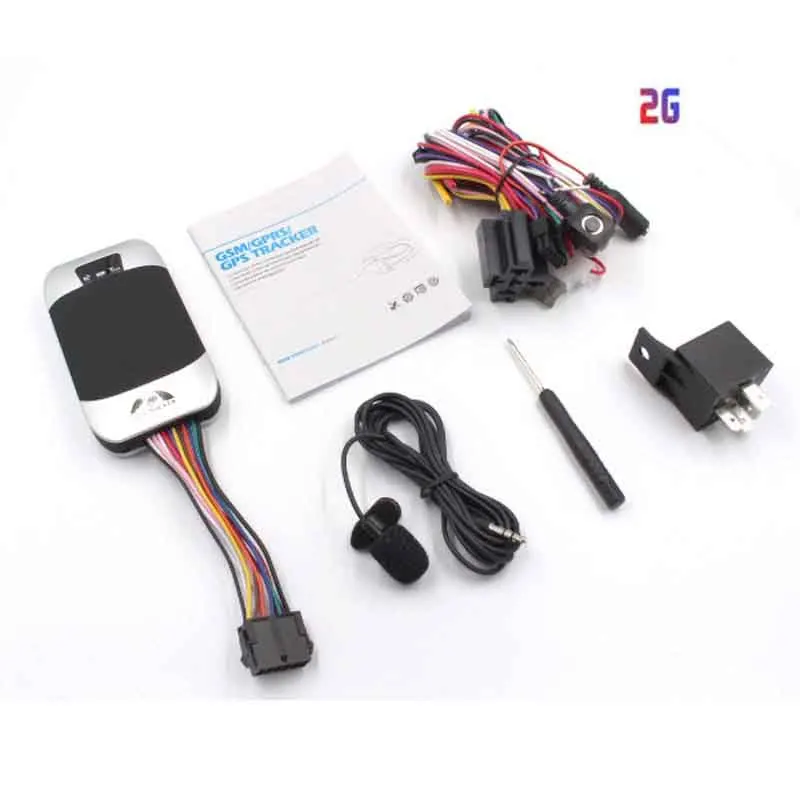 Автомобильная система coban автомобильный трекер gps 303F Quad band в реальном времени gps GSM GPRS трекер устройство гео-забор SMS Отслеживание с Google карта tk303f - Цвет: 2G  no box