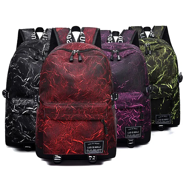 

Рюкзак мужской и женский, 1 шт., Холщовый дорожный рюкзак, школьный рюкзак для учеников средней школы