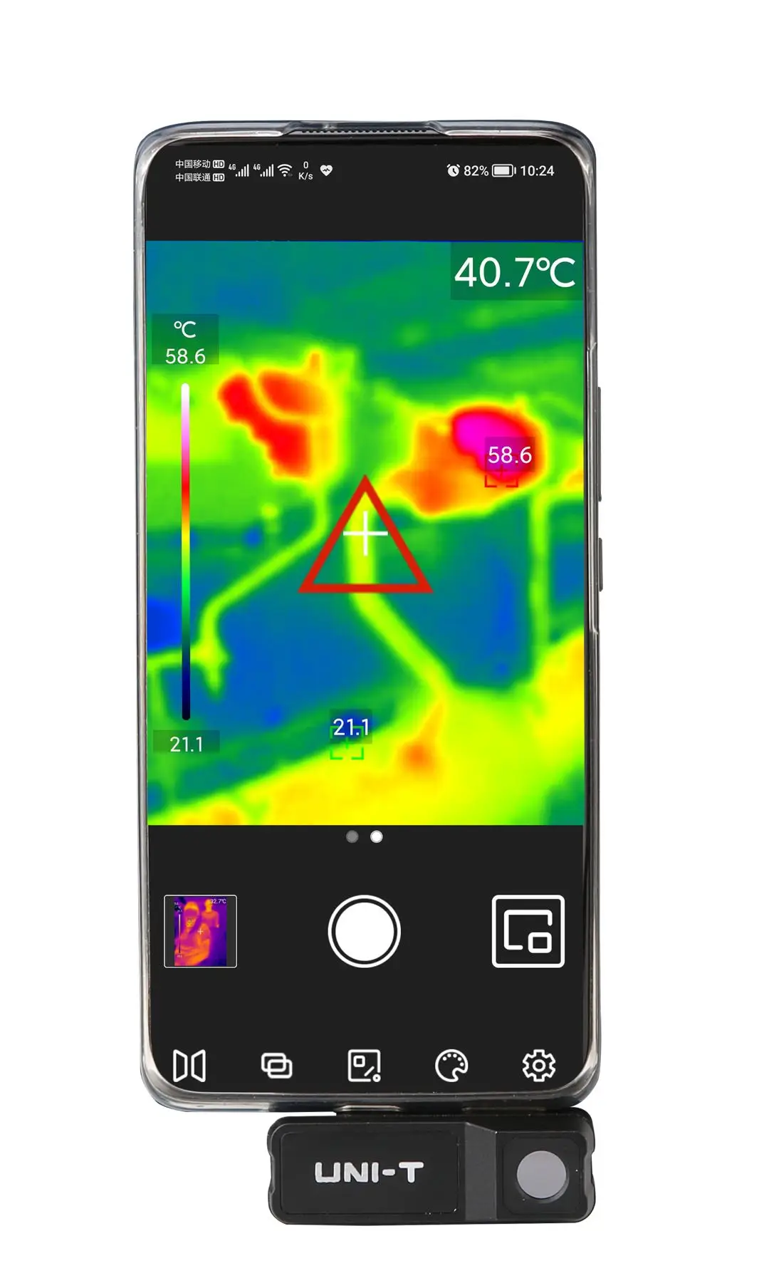 uni t uti120 mobile thermal imager for android type c for phone thermal camera digital thermometer temperature sensor 20°c 400 free global ship