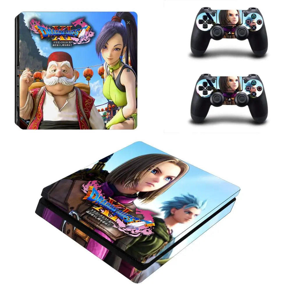 Dragon Quest PS4 тонкий Стикеры Play station 4 кожи наклейка для Игровые приставки Slim консоли и